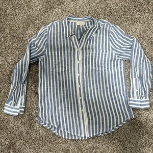 Lucky Brand Linen Button Up-Size large